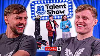 Everton duo Dewsbury-Hall and Branthwaite REACT to insane fan talent show! đ