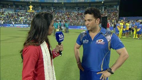 M60: MI vs CSK – Sachin Tendulkar Interview