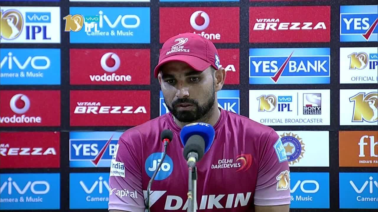 M52: DD vs RPS – Press Conference – Mohammed Shami