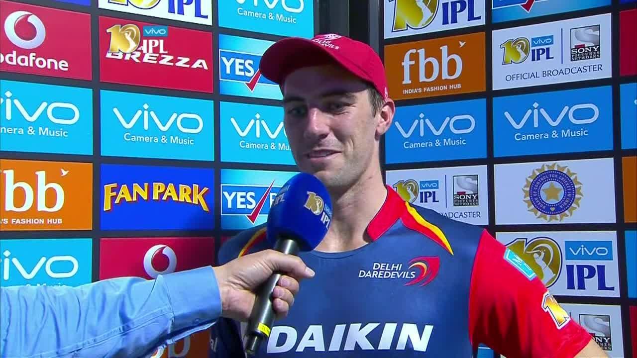 M56: DD vs RCB – Pat Cummins Interview background