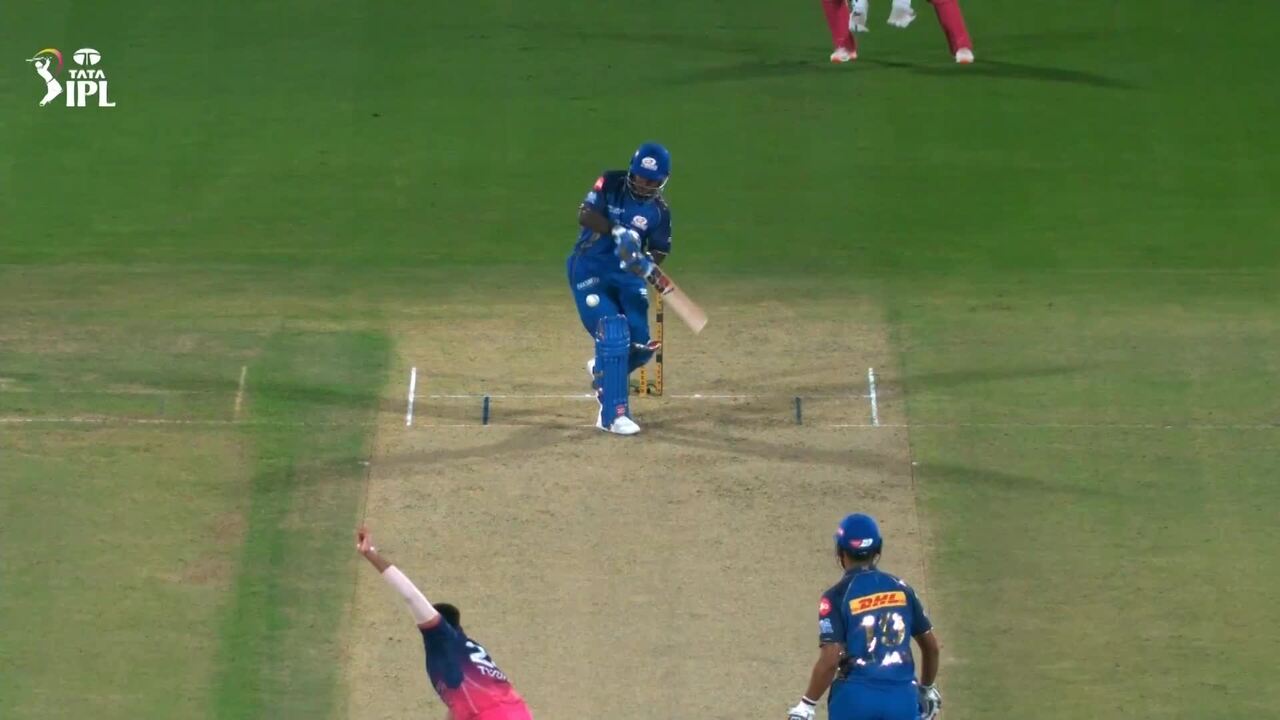 IPL 2026 M13: RR vs MI - Sherfane Rutherford Six
