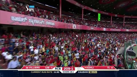 M44: RCB vs GL – Virat Kohli Six