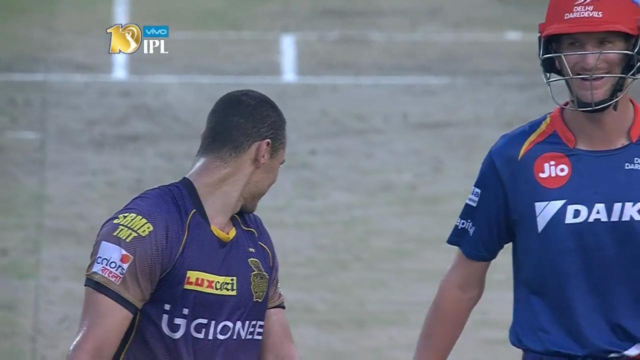 Oh Gotcha! Morris turns umpire background