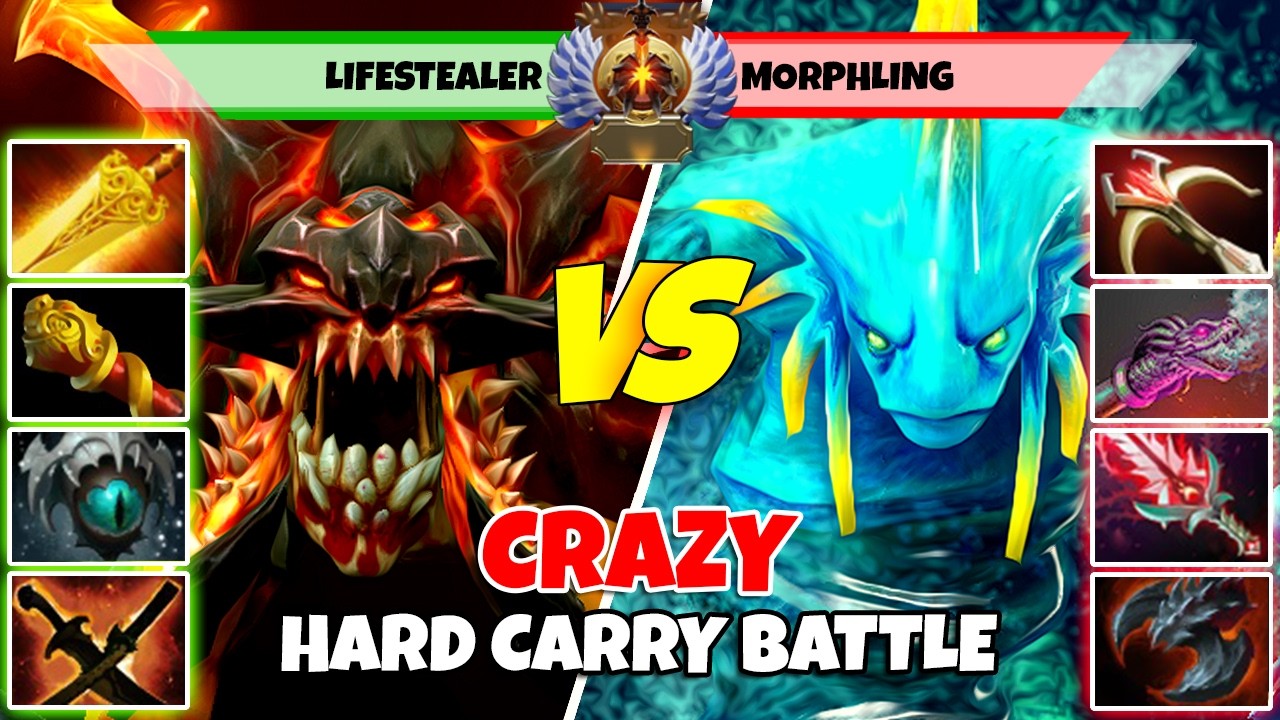 LIFESTEALER (Carry) vs MORPHLING (Carry) - Epic Battle Of Immortal Rank Dota 2 Players - Z Dota 2