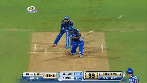M32: MI vs RR – Sanju Samson Six