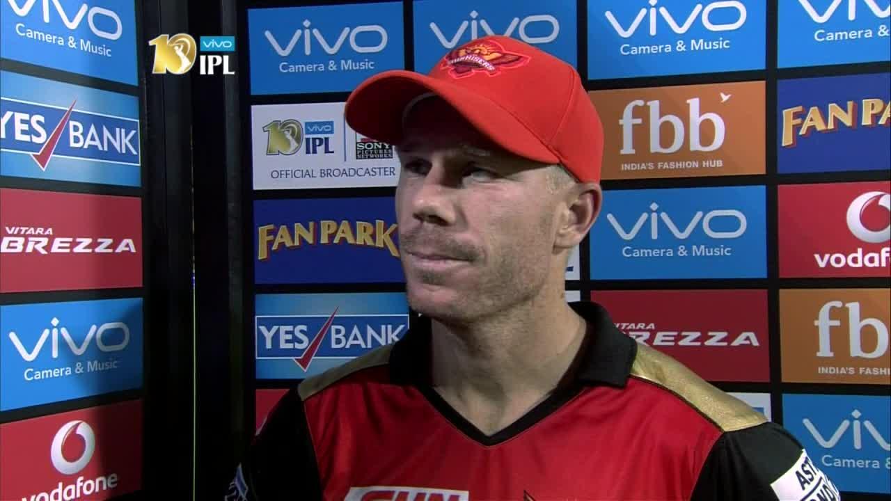 M37: SRH vs KKR – David Warner Interview