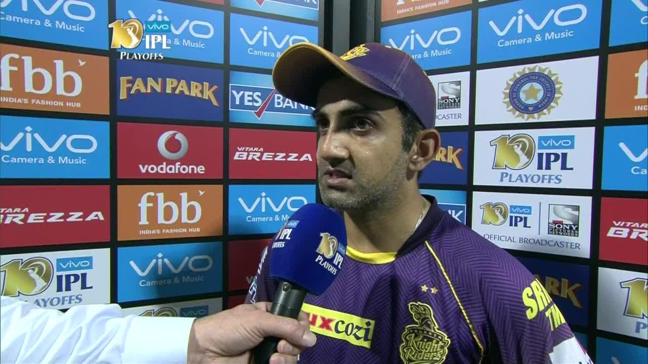 Q2: MI vs KKR – Gautam Gambhir Interview