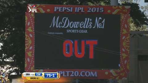 M4: CSK vs SRH – Fall Of Wickets