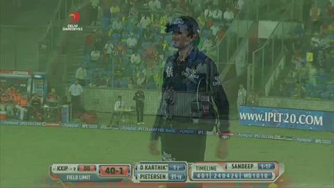 M45: DD vs KXIP – Dinesh Karthik Six