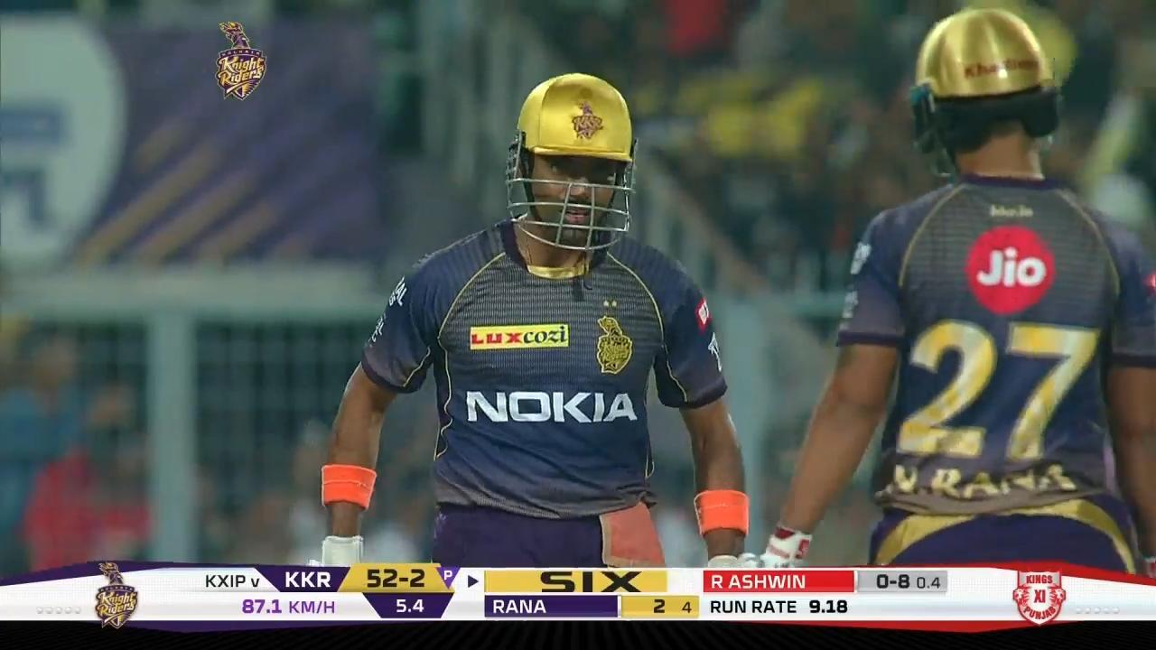Uthappa's supportive act of 67 (50)