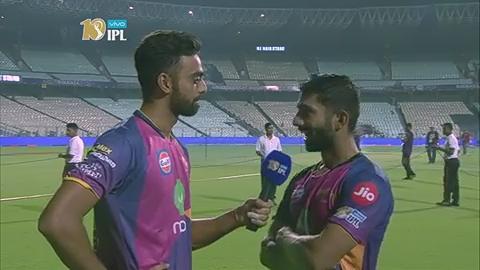 Jaydev Unadkat in conversation with Rahul Tripathi