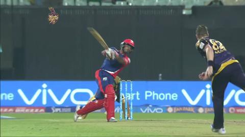 M2: KKR vs DD – Pawan Negi Six