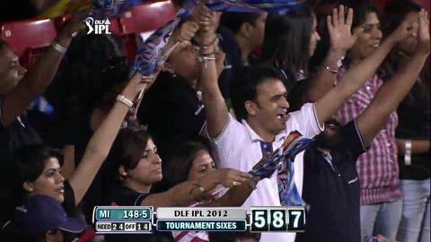 Match 62 RCB vs MI – Rayudu's 4th Six