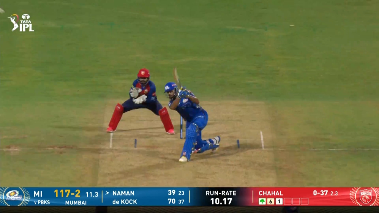 IPL 2026 M24: MI vs PBKS - Naman Dhir Six