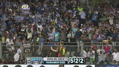 M62: MI vs SRH – Kieron Pollard Six