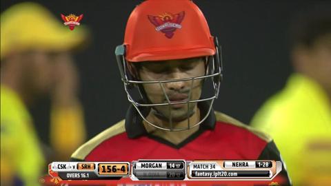 M34: SRH vs CSK – Naman Ojha Wicket