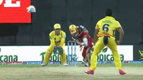 M37: CSK vs RCB – Virat Kohli Six background