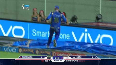 M47: MI vs DD – Mayank Agarwal Six