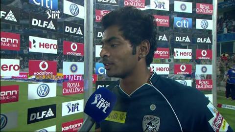 IPL 2012 Match 68: Ashish Reddy Interview background