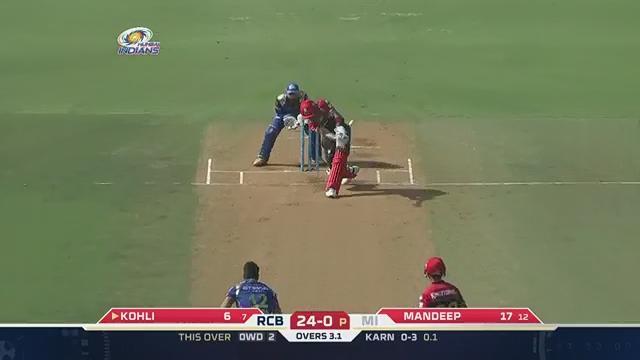M38: MI vs RCB – Virat Kohli Six