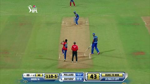 M39: MI vs DD – Ambati Rayudu Six background