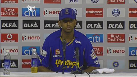 IPL 2012 Match 26 – CSK vs RR: Dravid PC