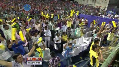 Match 30 RR vs RCB – Kohli's Wicket