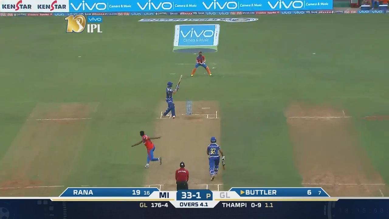 M16: MI vs GL – Jos Buttler Six