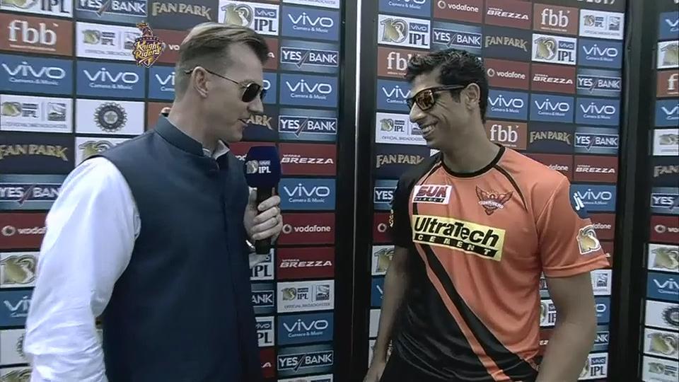 M14: KKR vs SRH – Ashish Nehra Interview background