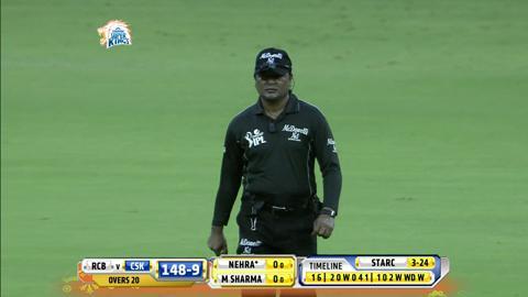 M37: CSK vs RCB – Mohit Sharma Wicket