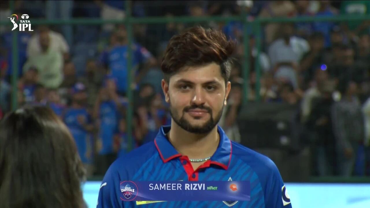 IPL 2026 M08: DC vs MI - Angel One Super Sixes of the Match - Sameer Rizvi