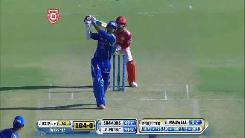 M35: KXIP vs MI – Parthiv Patel Six