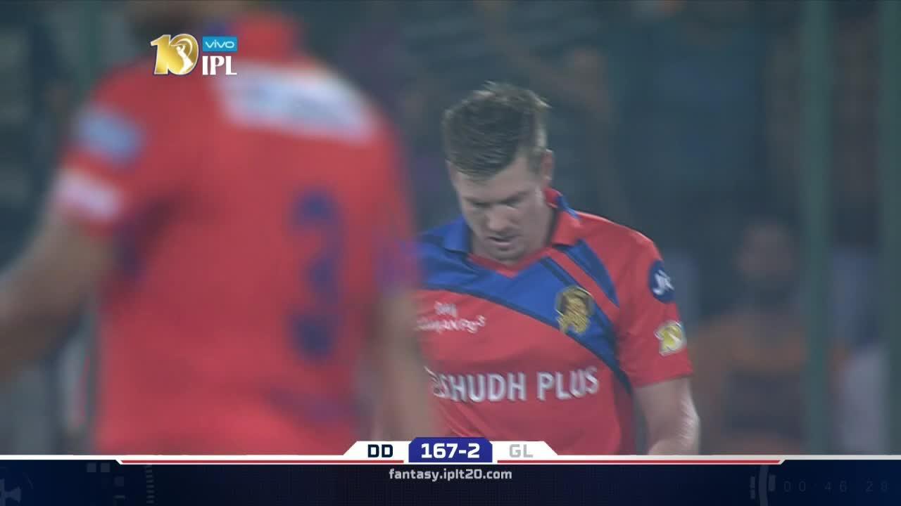 M42: DD vs GL – Sanju Samson Wicket background