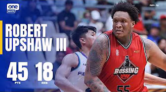 Robert Upshaw WITH A MONSTER 45 PT, 18 REB GAME | PBA SEASON 50 COMMISSIONER’S CUP | HIGHLIGHTS