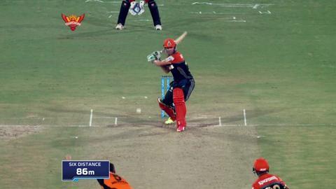 M27: SRH vs RCB – AB de Villiers Six