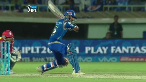 M43: MI vs KXIP – Krunal Pandya Six