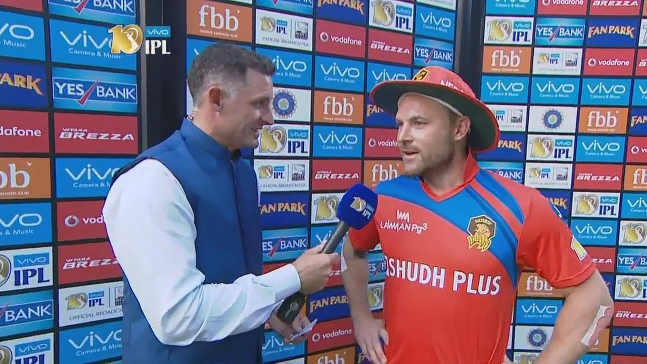M16: MI vs GL – Brendon McCullum Interview