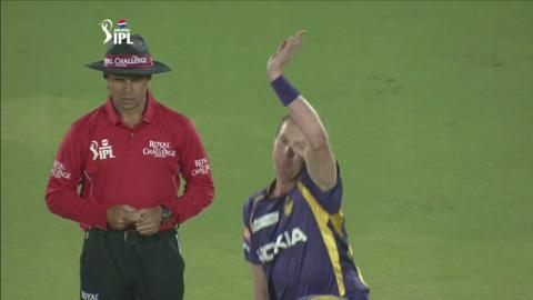 M8: RR vs KKR – Shane Watson Wicket