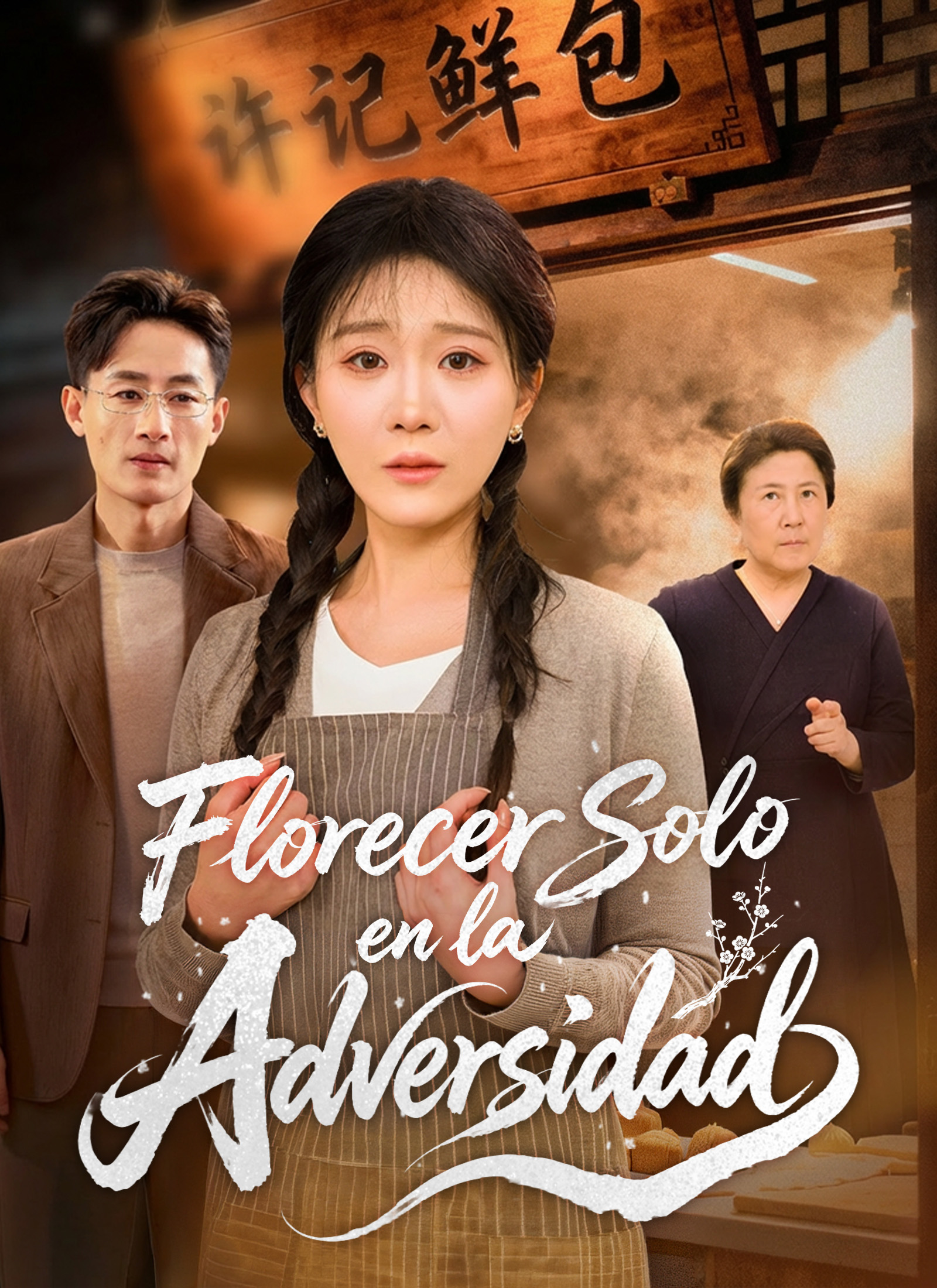 Florecer Solo en la Adversidad poster