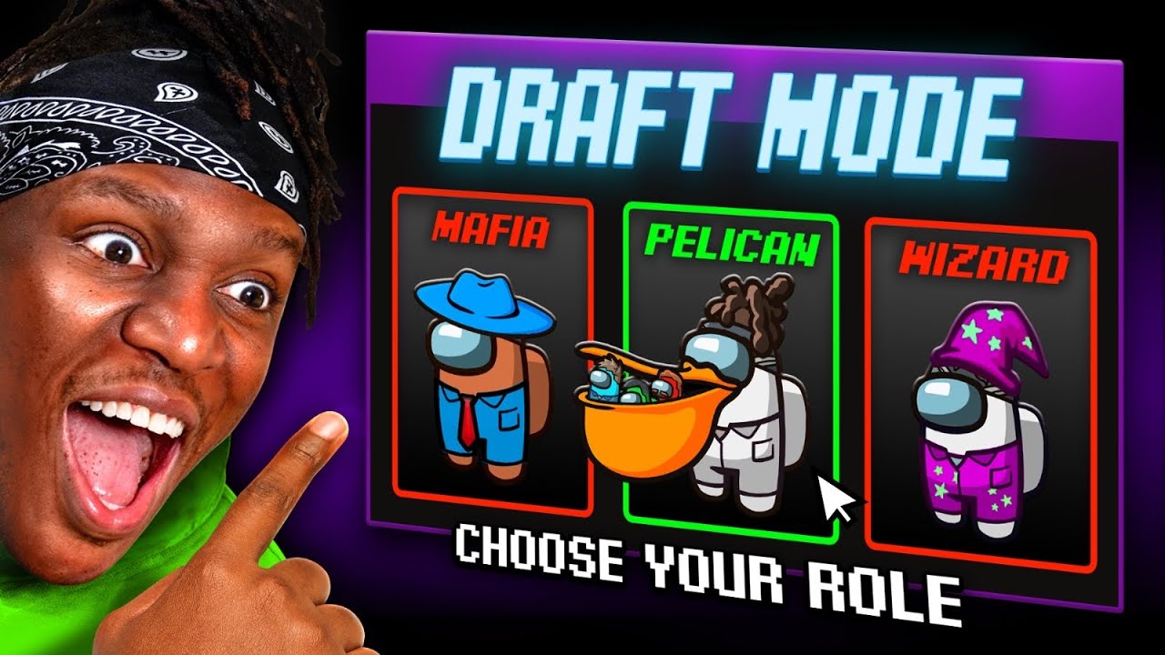 SIDEMEN AMONG US DRAFT MODE: CHOOSE YOUR OWN ROLE background