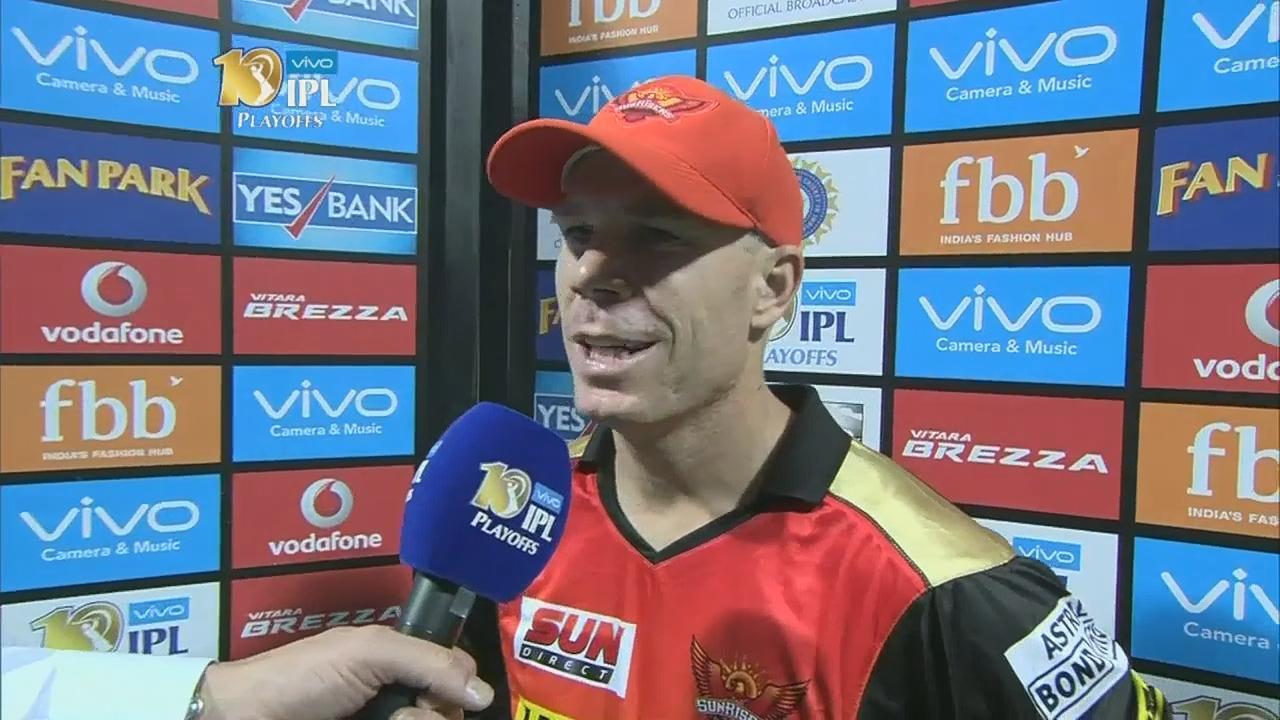 Eliminator: SRH vs KKR – David Warner Interview