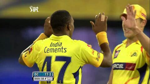 Match 46 CSK vs DC – White's Wicket