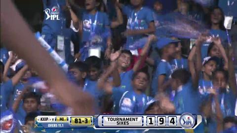 M22: MI vs KXIP– Rohit Sharma Six