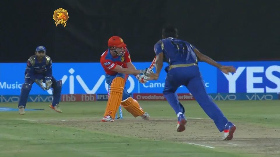 Though the legs - Bumrah cleans up Faulkner