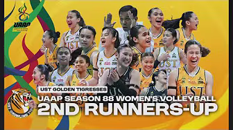 UST Golden Tigresses CLAIM 🥉 BRONZE | UAAP Season 88 Women's Volleyball