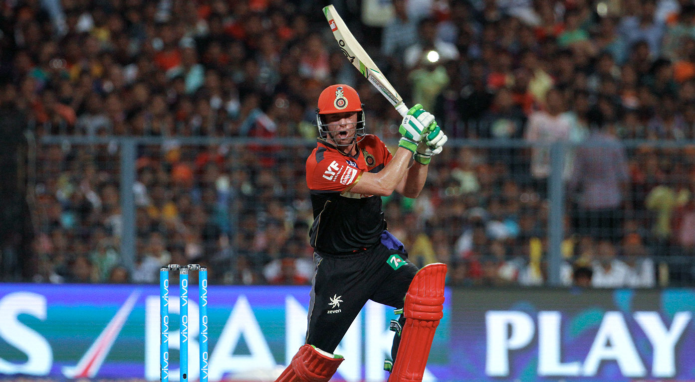 M48: KKR vs RCB – AB de Villiers 59* background