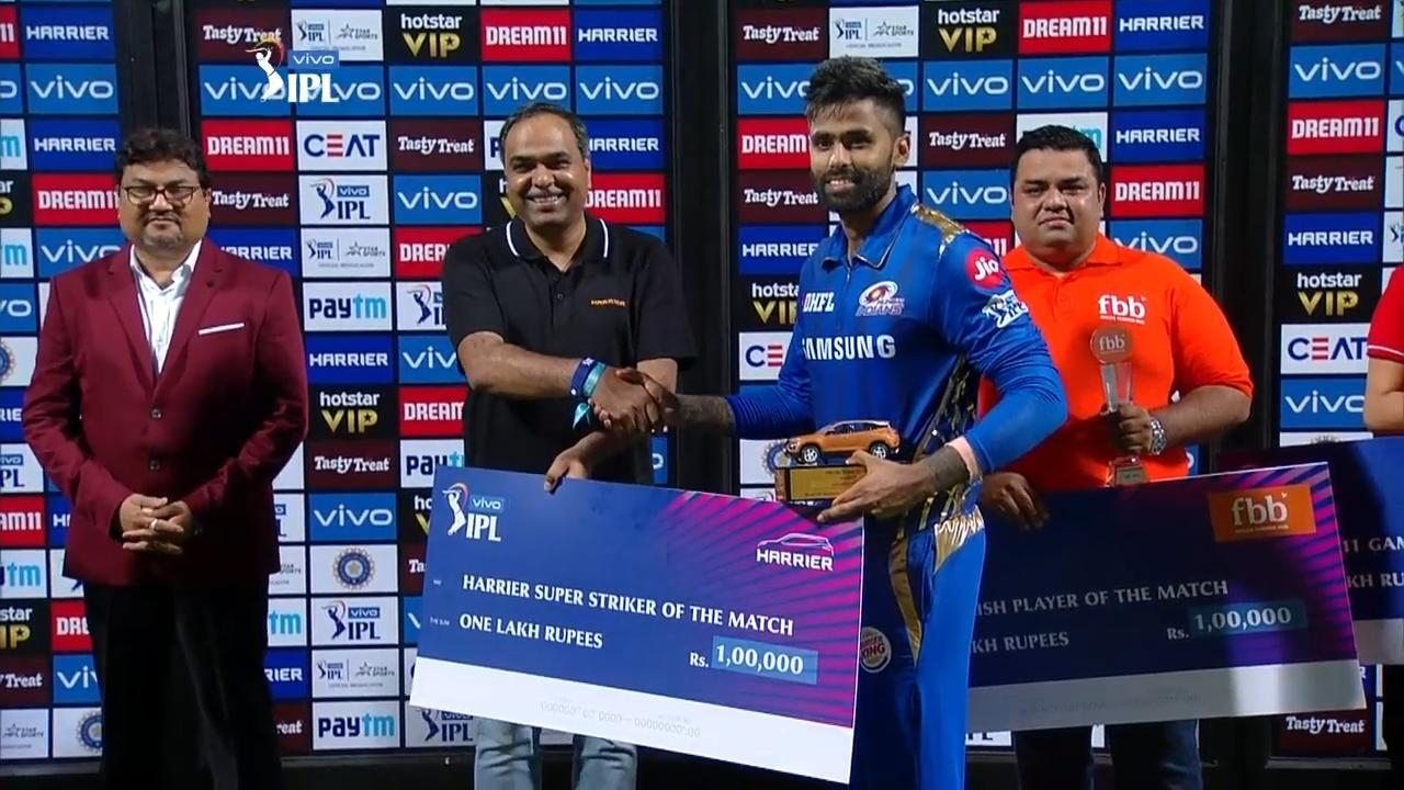 M15: MI vs CSK – Harrier Super Striker of the Match – Suryakumar Yadav