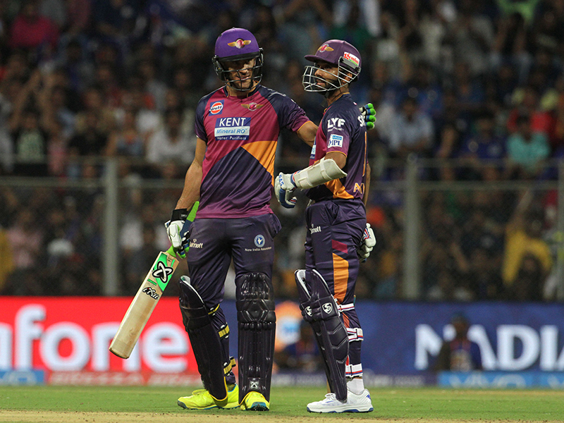 M1: MI vs RPS – Ajinkya Rahane and Faf du Plessis Interview
