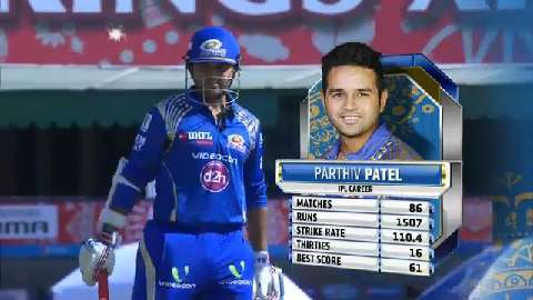 M35: KXIP vs MI – Parthiv Patel 59