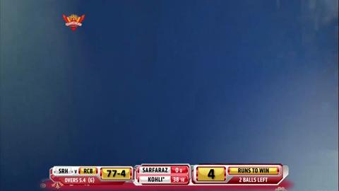 M52: SRH vs RCB – Virat Kohli Six